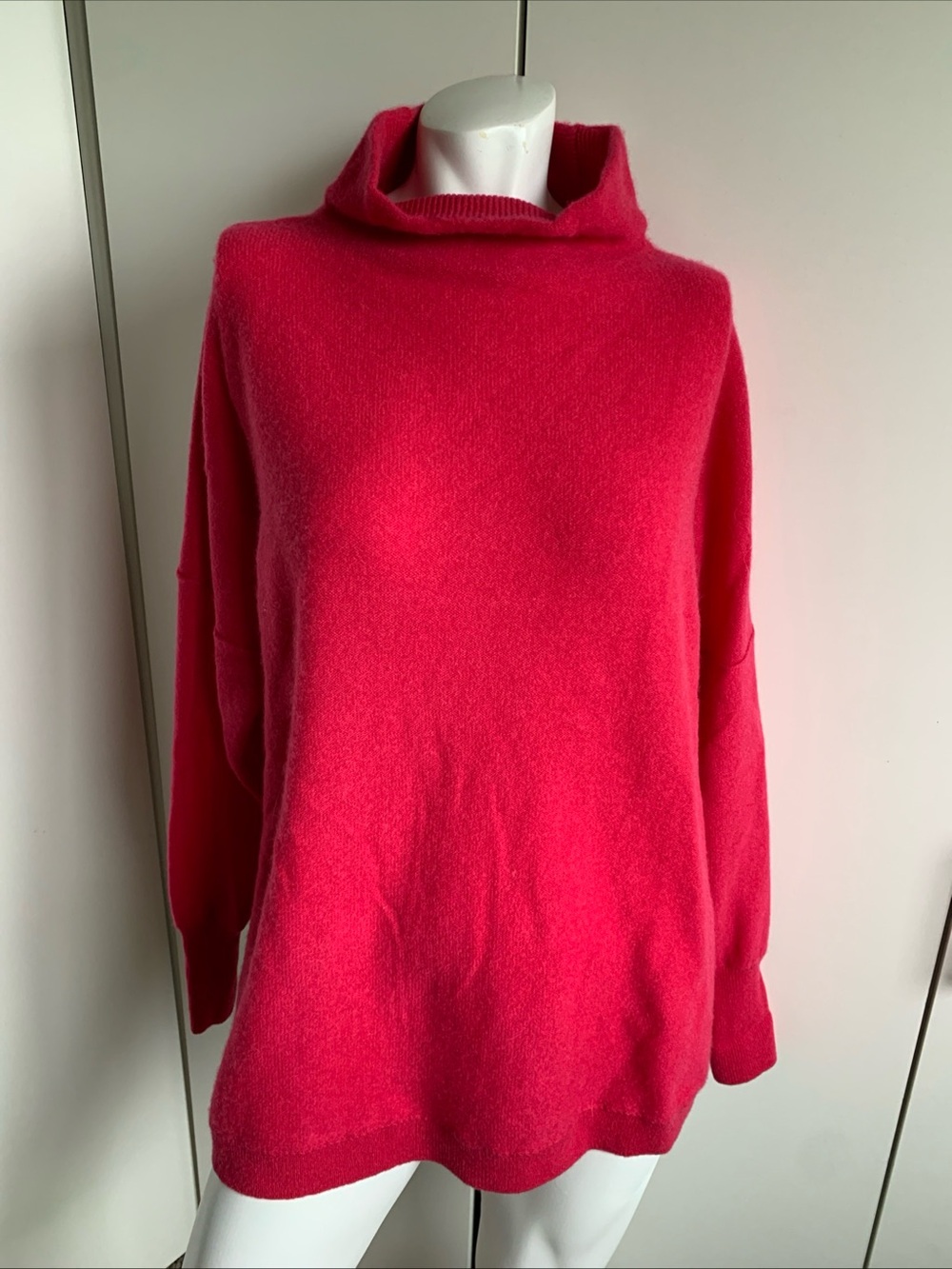 *NWT* Free People 100% cashmere pink high neck pullover sweater